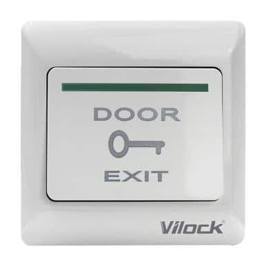 Vilock E882N – Nút nhấn Exit nhựa tiếp điểm bấm mở cửa