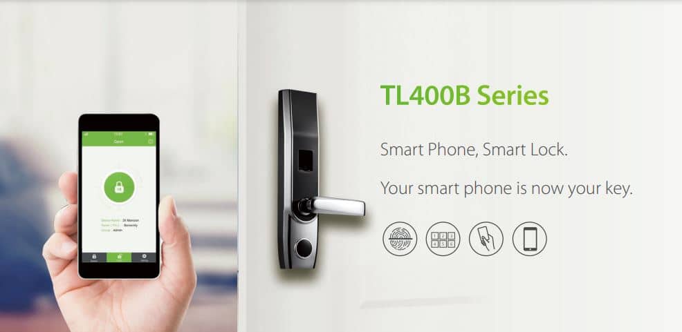 ZKTeco TL400B - Khóa cửa vân tay thông minh SmartLock