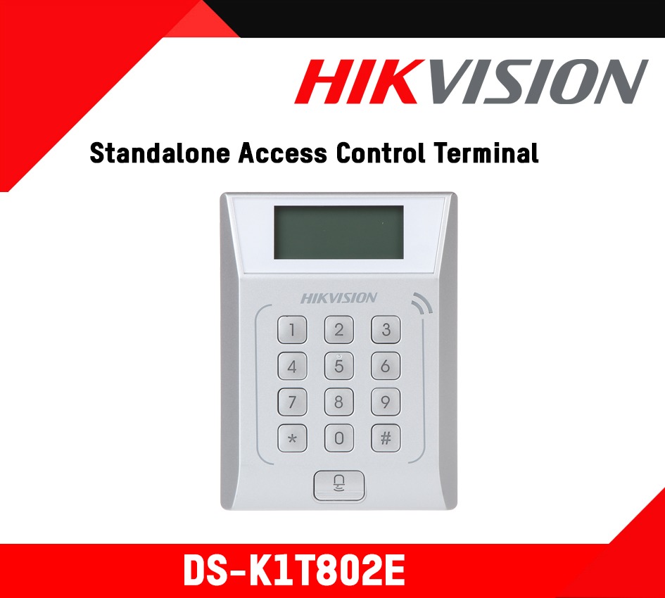 Thiết Bị Đầu Đọc Thẻ Mạng Hikvision DS-K1T802E