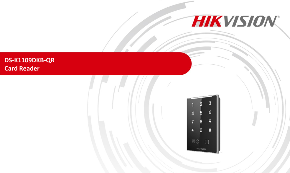 Thiết Bị Đọc Thẻ Hikvision DS-K1109DKB-QR