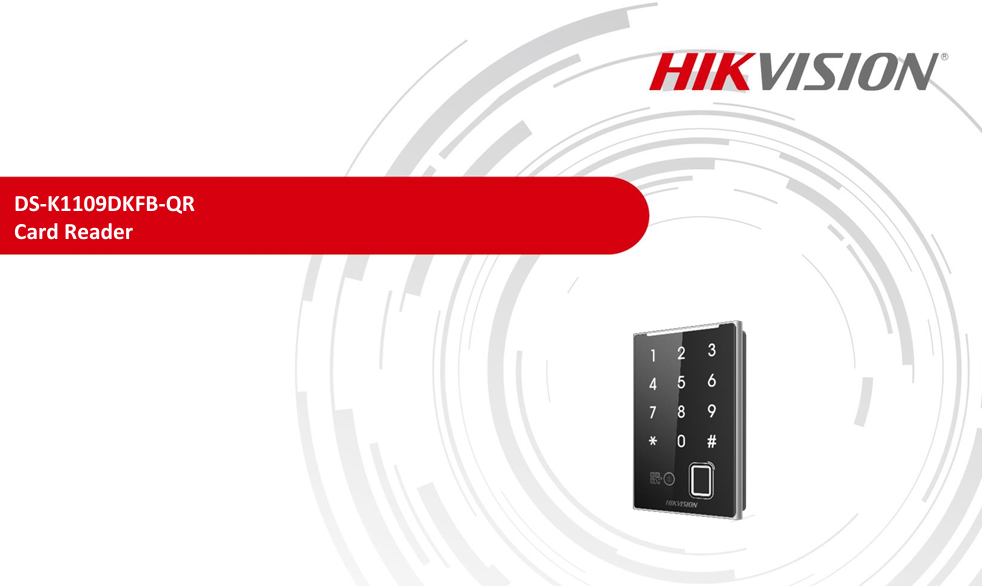 Thiết Bị Đọc Thẻ Hikvision DS-K1109DKFB-QR