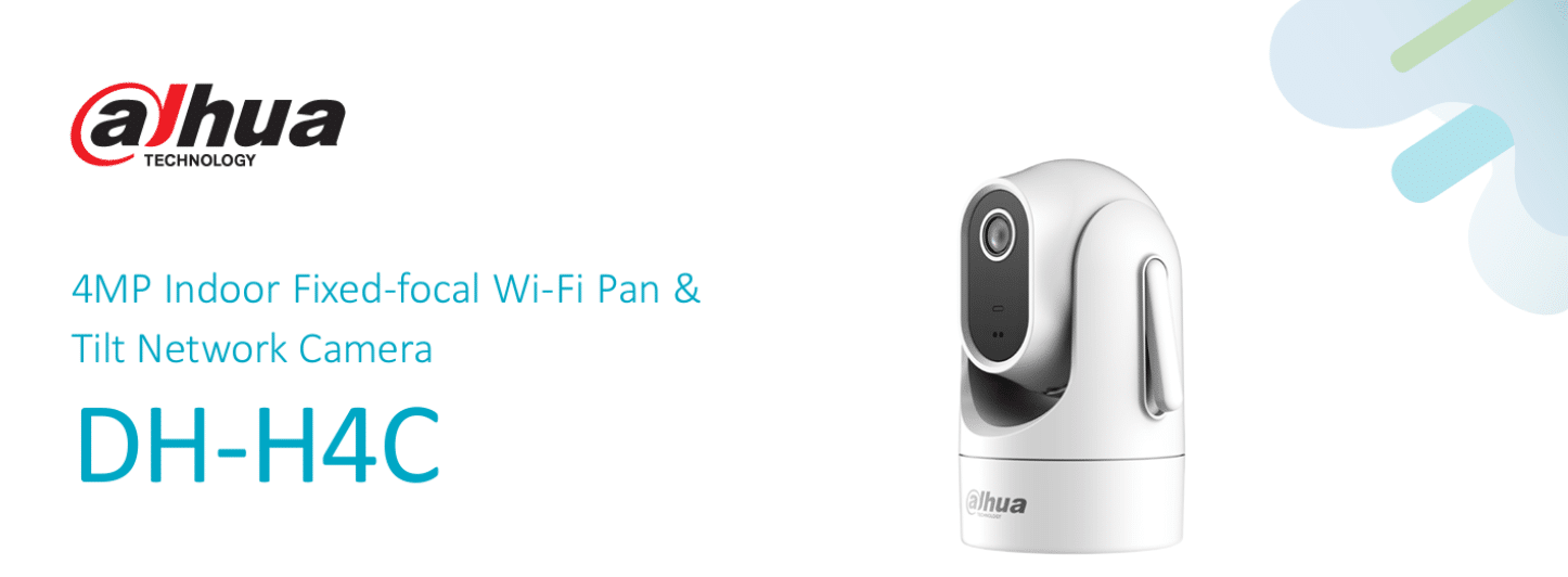 DH-H4C là dòng camera WiFi mini PT trong nhà