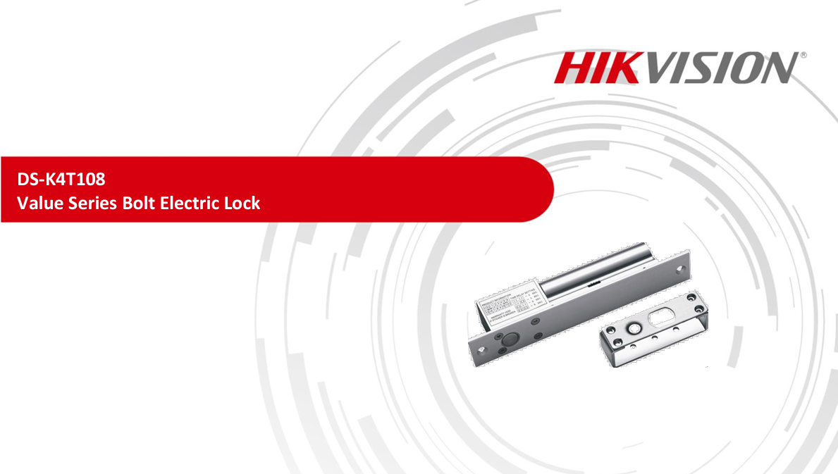 Khóa Chốt Điện Tử Hikvision DS-K4T108