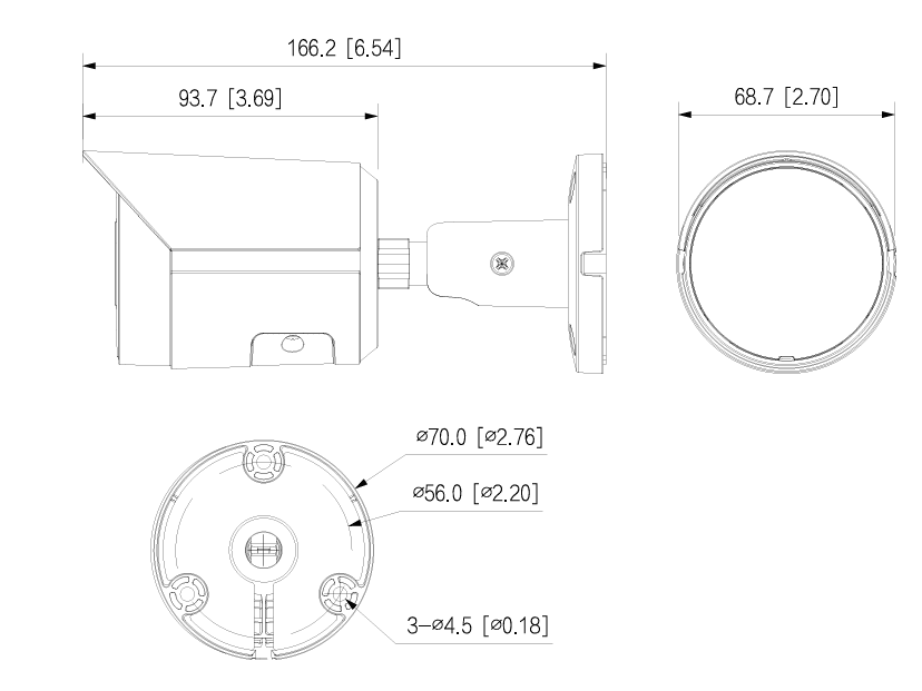 Thiết kế dạng Bullet chắc chắn hiện đại