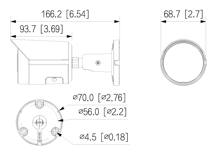 Camera IP Light WDR Dahua DH-IPC-HFW2231SP-S-S2 (2MP)