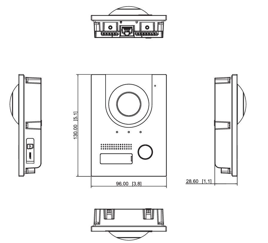 Nút Ấn Chuông Cửa Dahua DHI-VTO2201F-P (2MP-IP65)