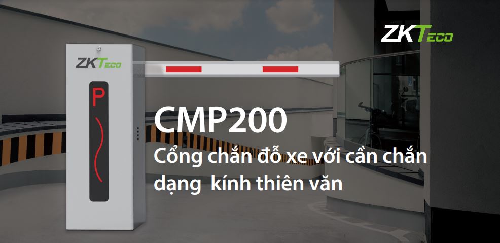 Thanh chắn bãi đỗ xe ZKTeco CMP200 Chống va đập