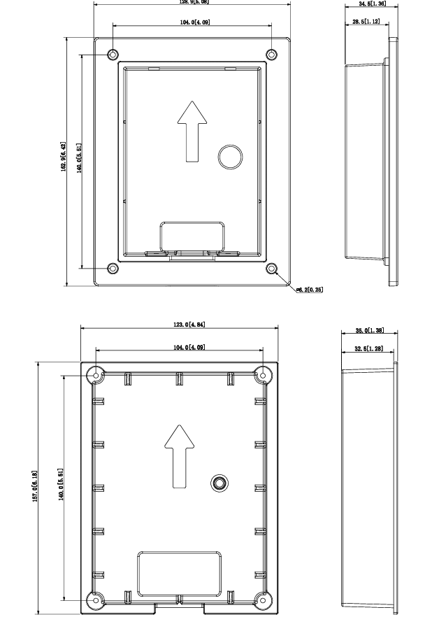 Box Gắn Âm Tường Dahua VTM114