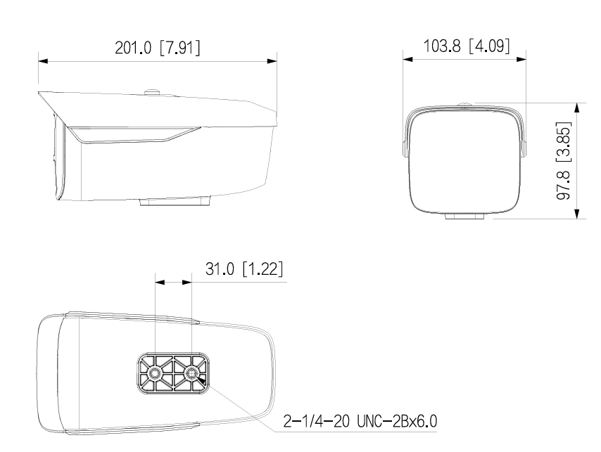 Camera IP Full-color Bullet Dahua DH-IPC-HFW2249M-AS-LED-B