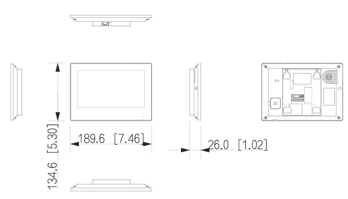 Chuông Cửa Màn Hình Dahua VTH2621GW-WP