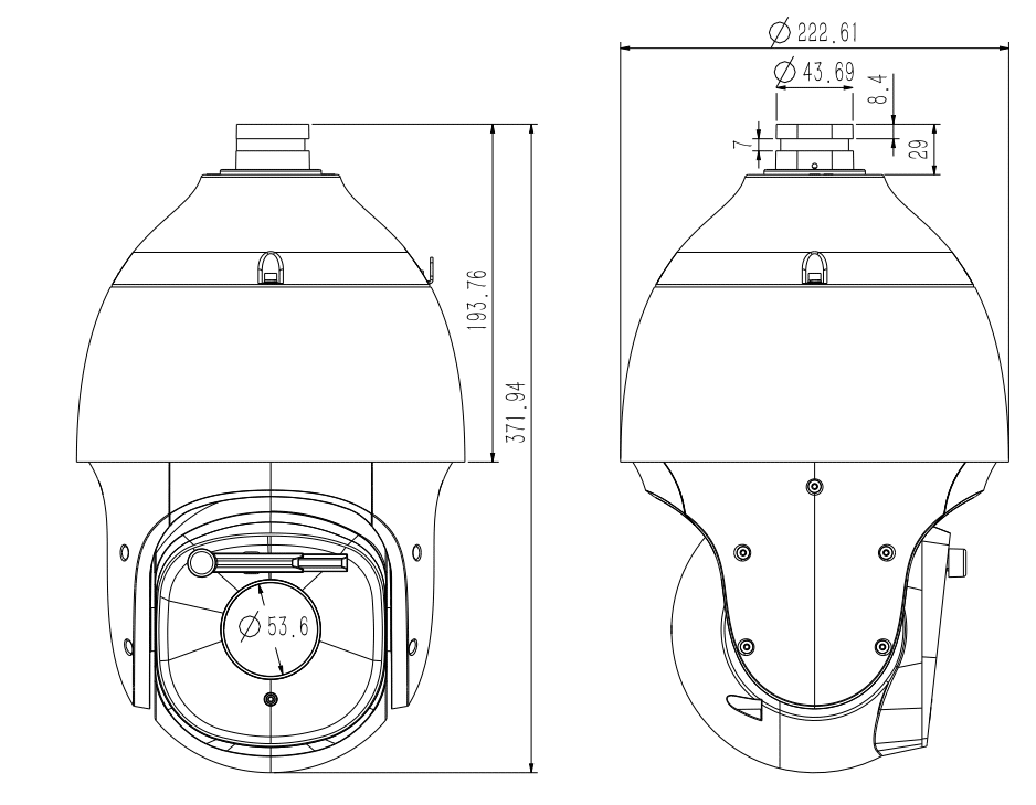 Thiết kế dạng Speed Dome linh hoạt hiện đại