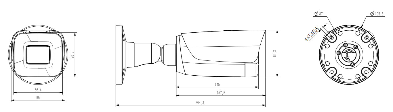 Thiết kế dạng Bullet chắc chắn hiện đại