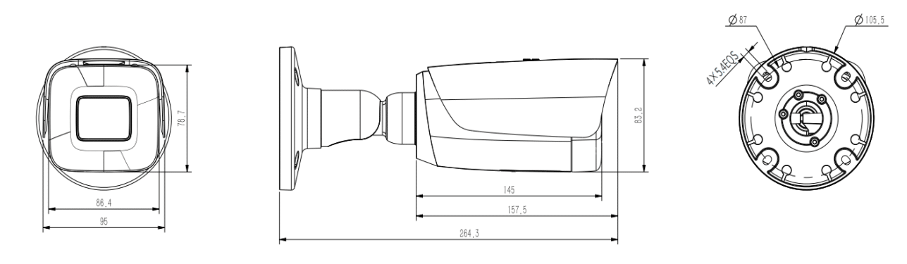 Thiết kế dạng Bullet chắc chắn hiện đại