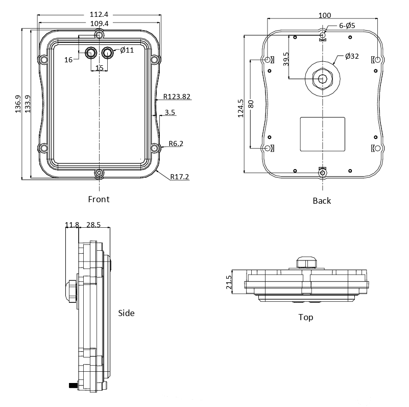 Thiết kế nhỏ gọn, dễ lắp đặt.