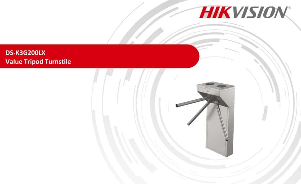 Cổng Tripod Hikvision DS-K3G200LX - Cổng Xoay 3 Càng, Kiểm Soát Ra Vào Cổng