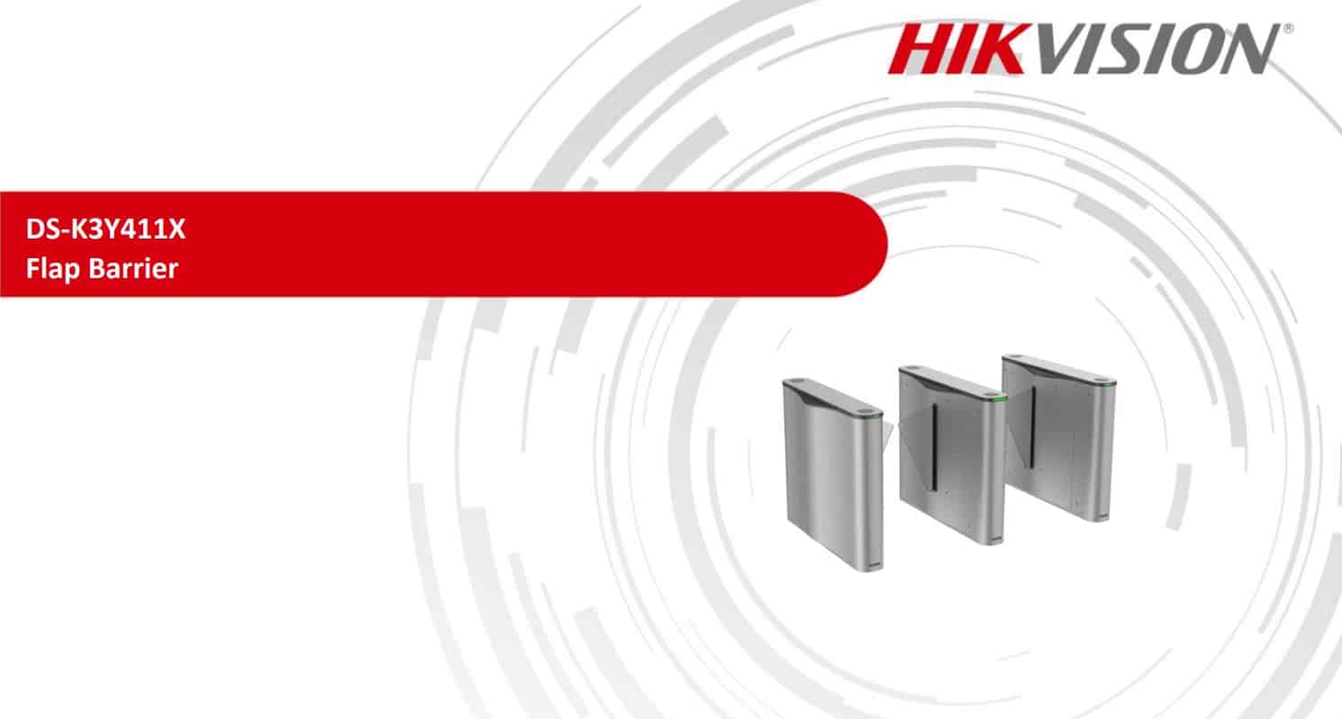 Cổng Flap Barrier Hikvision DS-K3Y411X - Cổng An Ninh Phân Làn, Kiểm Soát Ra Vào Cổng Thẻ Từ