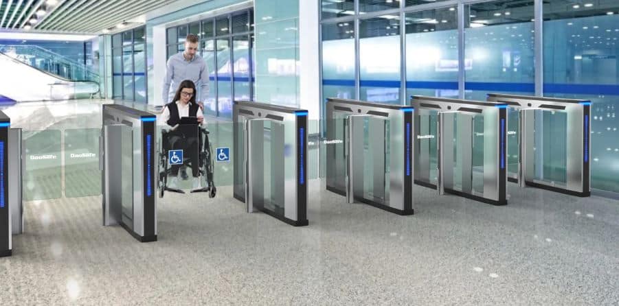 Cổng Speed Gates Daosafe DSN-70 - Cổng An Ninh Phân Làn, Kiểm Soát Ra Vào Thông Minh