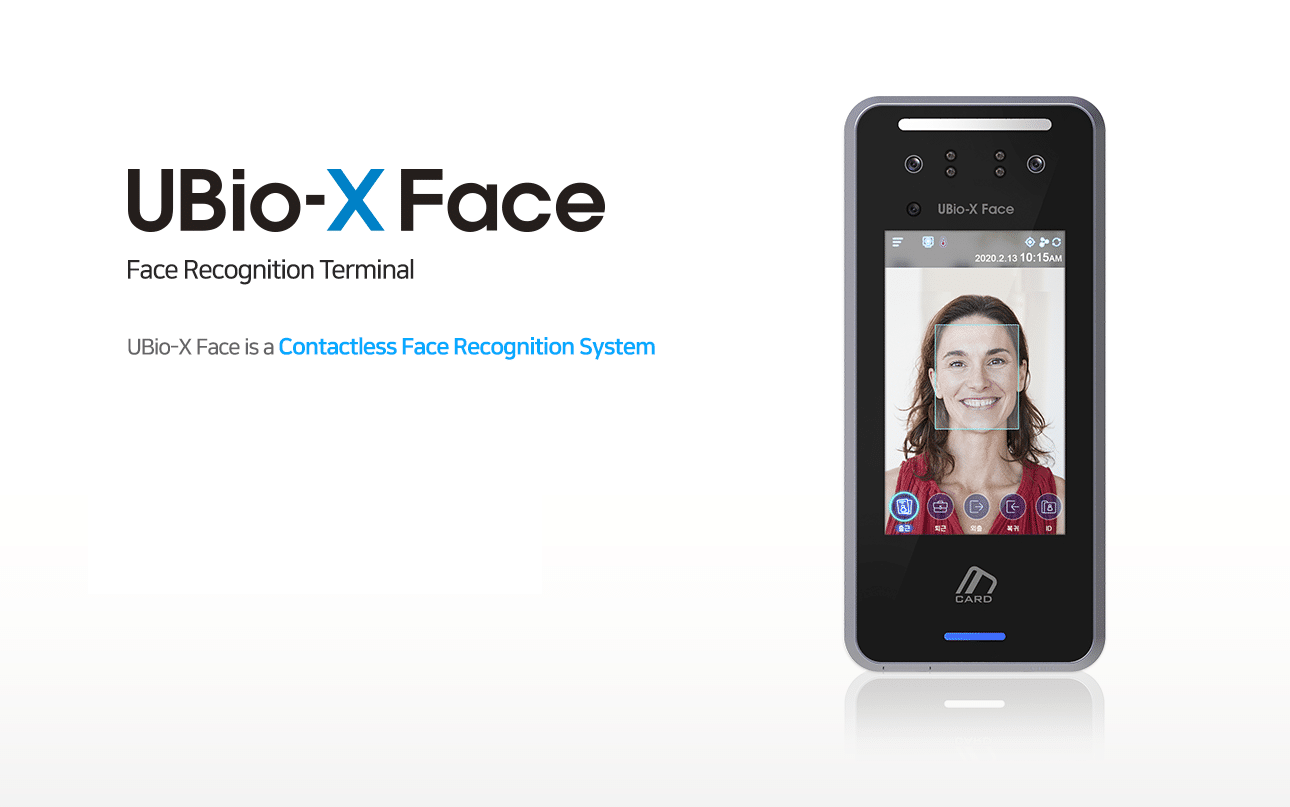 Máy Chấm Công Kiểm Soát Cửa Khuôn Mặt UBio-X Face – Nhận Diện Face ID AI, Hỗ Trợ Thẻ Từ