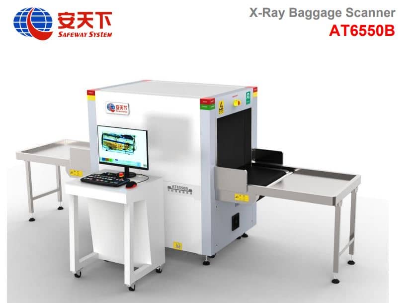 Máy Soi Hành Lý X-Ray Safeway AT6550B – Máy X-Ray Soi Hành Lý Chuyên Nghiệp, Tải Trọng Băng Tải 150kg