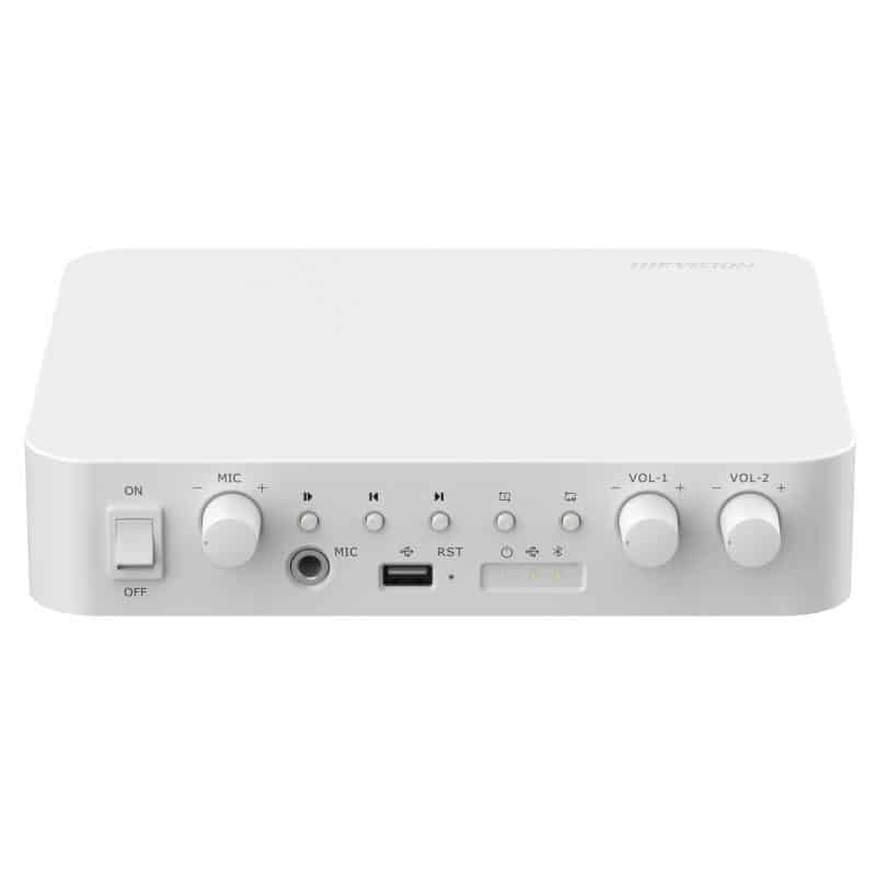 Âm Ly Hikvision DS-QAE1A80G1-VB – Công Suất 80W, 1 Cổng RJ45, Hỗ Trợ Bluetooth