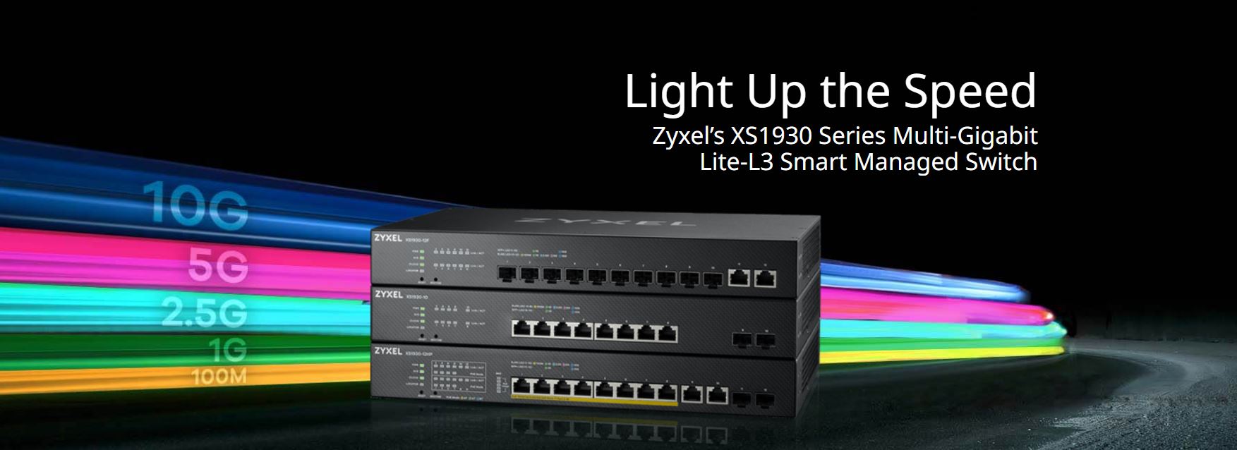 Switch Quang Zyxel XS1930-12F - Bộ Chuyển Mạch 10 Port SFP+ 10G, 2 Port Multi-Gigabit 10G, Switch Lite-L3 Smart Managed
